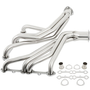 VEVOR Exhaust Header Stainless Steel Long Tube Exhaust Header Polished Manifold Header For Chevy 283 302 305 307 327 350 400 Long Tube Exhaust Header - Premium Exhaust Headers from VEVOR - Just $142.99! Shop now at Rapidvehicles