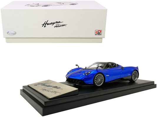 Pagani Huayra Roadster Blue Metallic with Carbon Accents 1/43 - Premium Pagani Models from LCD Models - Just $70.99! Shop now at Rapidvehicles