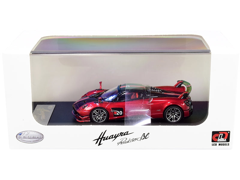 Pagani Huayra Roadster BC Red Metallic and Carbon with Red and - Premium Pagani Models from LCD Models - Just $52.19! Shop now at Rapidvehicles