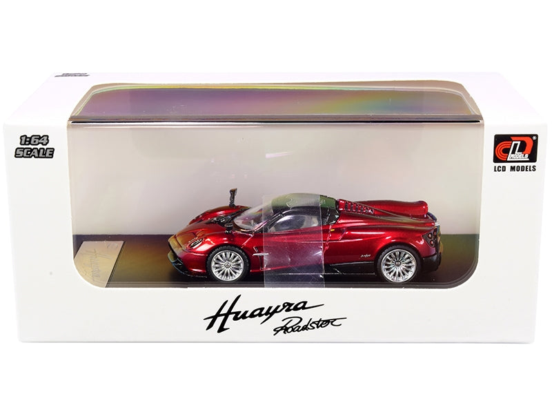 Pagani Huayra Roadster Red Metallic with Carbon Top and Carbon - Premium Pagani Models from LCD Models - Just $59.99! Shop now at Rapidvehicles