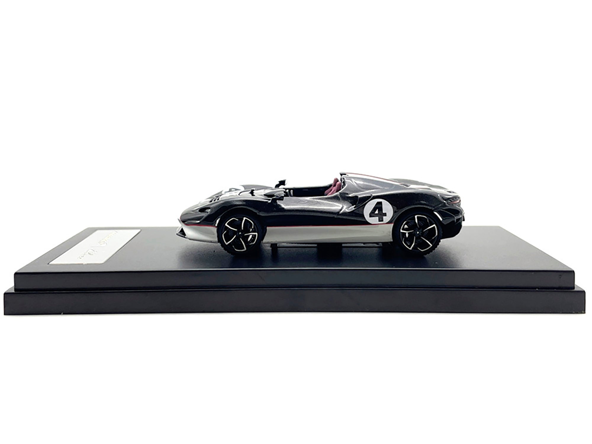 McLaren Elva Convertible #4 Carbon Black with White and Red - Premium McLaren Models from LCD Models - Just $65.99! Shop now at Rapidvehicles