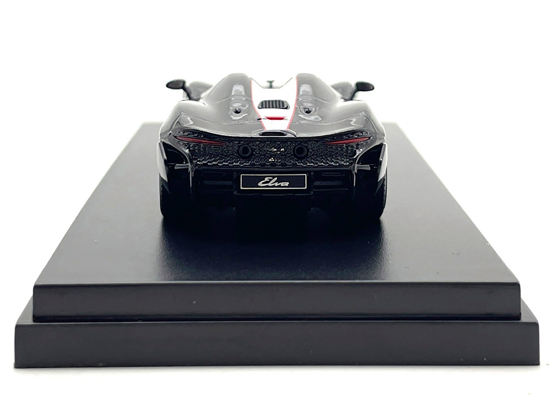 McLaren Elva Convertible #4 Carbon Black with White and Red - Premium McLaren Models from LCD Models - Just $71.99! Shop now at Rapidvehicles