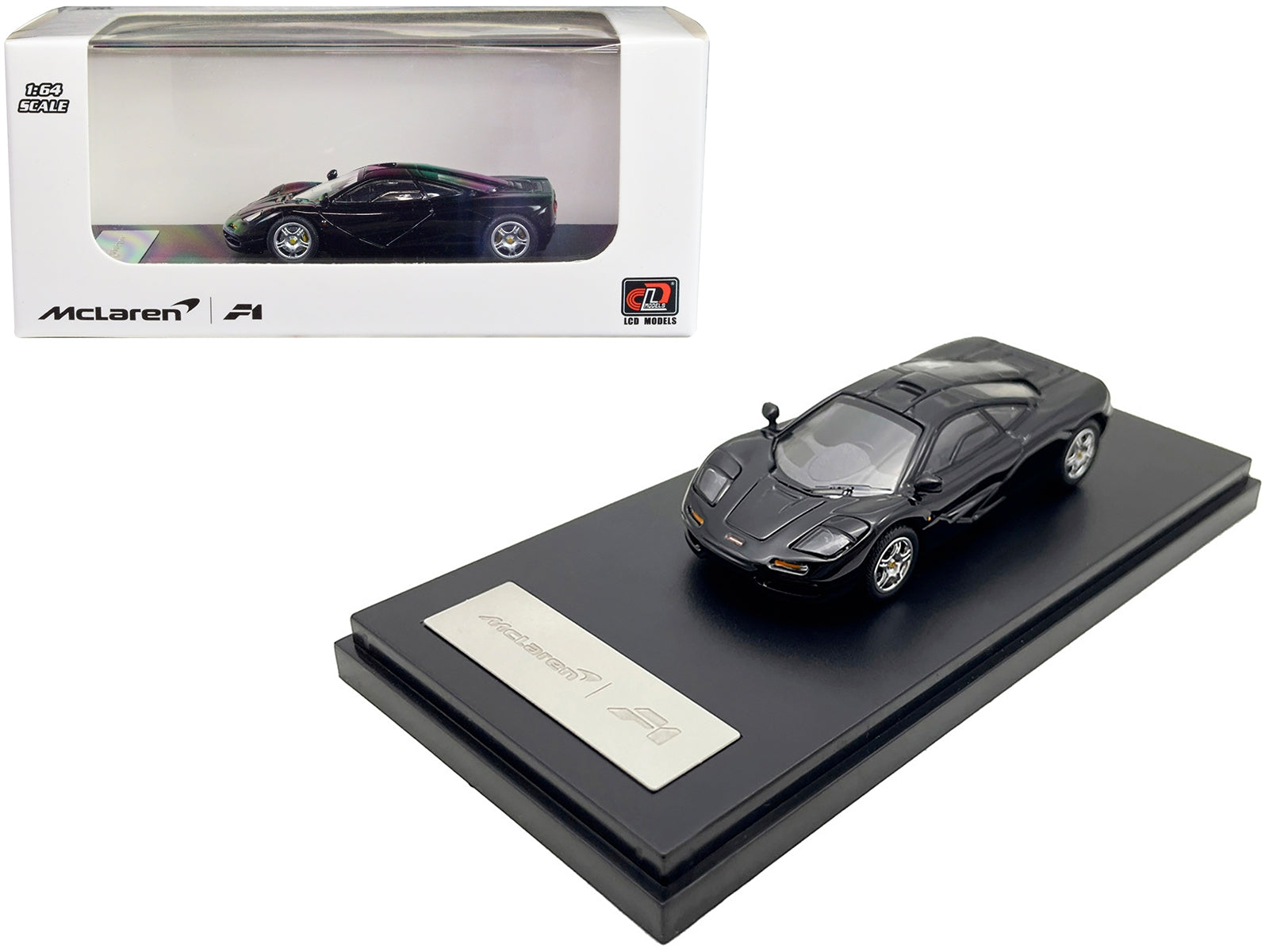 McLaren F1 Black 1/64 Diecast Model Car by LCD Models - Premium McLaren Models from LCD Models - Just $40.99! Shop now at Rapidvehicles