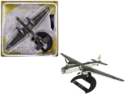 Heinkel He 177 Bomber Aircraft "II./KG 40 Bordeaux France" (1942) German Luftwaffe 1/144 Diecast Model Airplane by Luppa