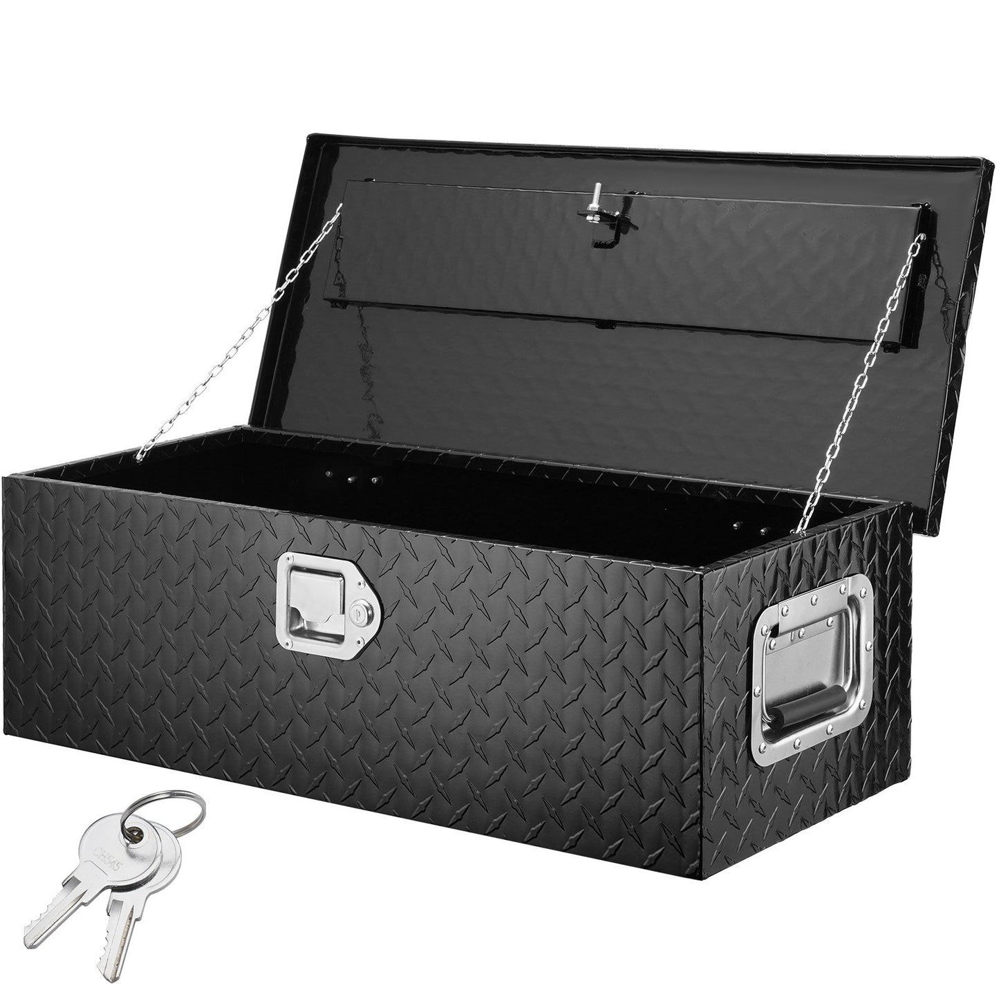 VEVOR Heavy Duty Aluminum Truck Bed Tool Box, Diamond Plate Tool - Premium Truck Tool Boxes from VEVOR - Just $131.12! Shop now at Rapidvehicles