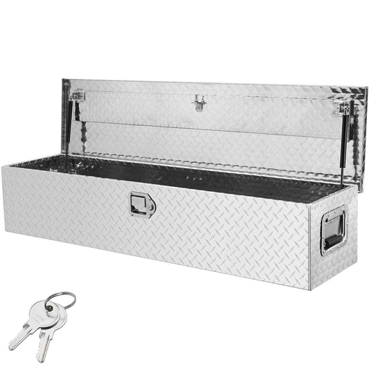 VEVOR Heavy Duty Aluminum Truck Bed Tool Box, Diamond Plate Tool - Premium Truck Tool Boxes from VEVOR - Just $262.25! Shop now at Rapidvehicles