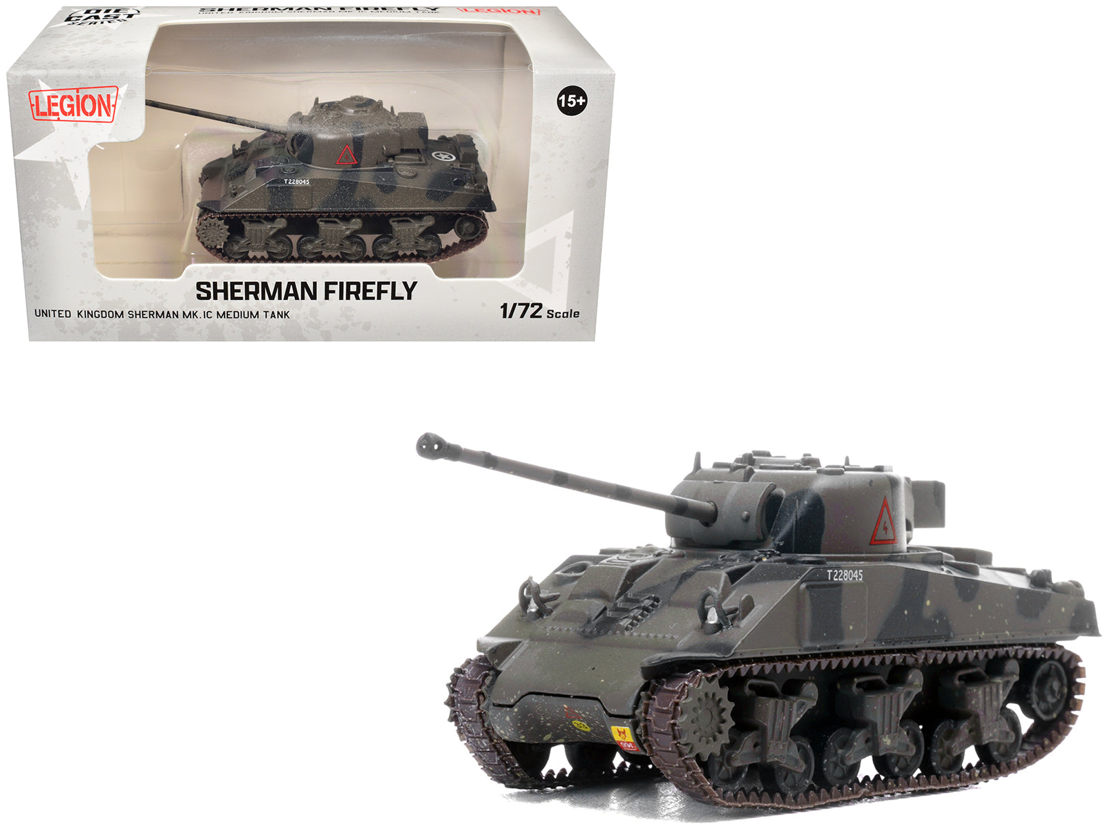 Sherman Firefly Mk.VC Medium Tank "A Squadron 4th/7th Royal Dragoon Guards 8th Armoured Brigade Normandy" (1944) British Army 1/72 Diecast Model by Legion free shipping USA
