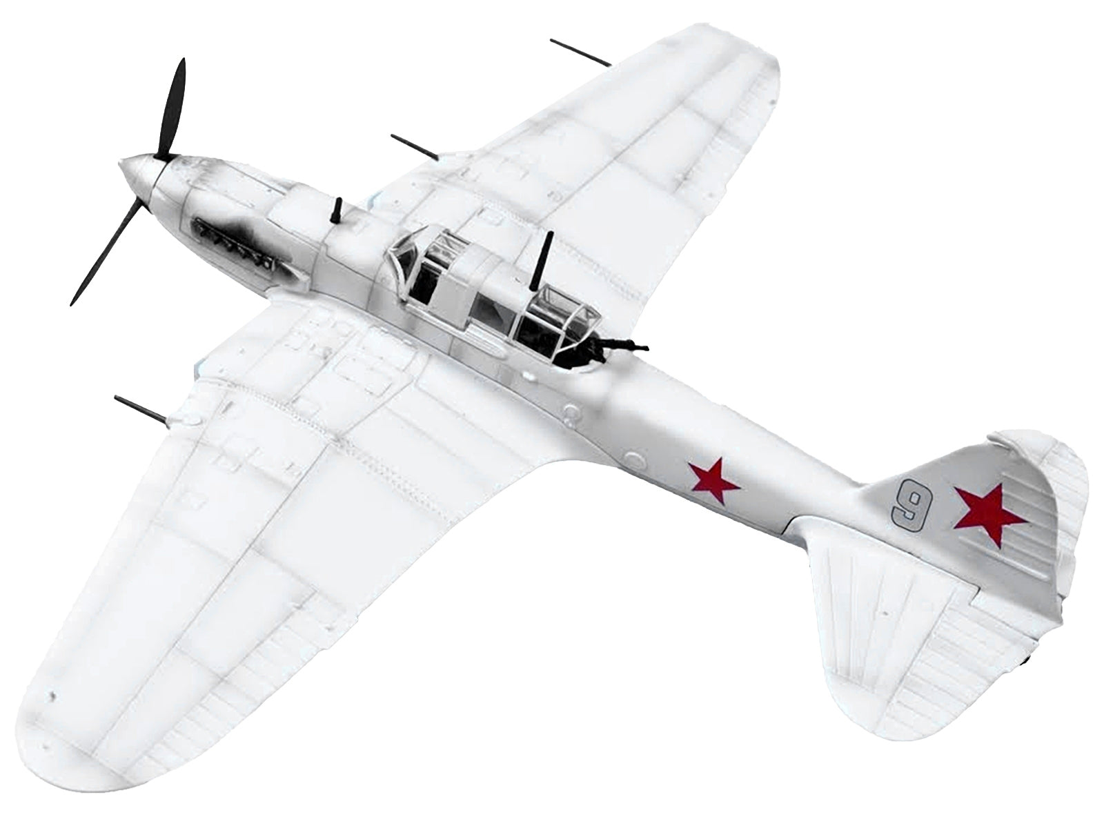 Ilyushin IL-2 Shturmovik Aircraft White "3rd Squadron 505th Air - Premium Ilyushin from Legion - Just $84.59! Shop now at Rapidvehicles