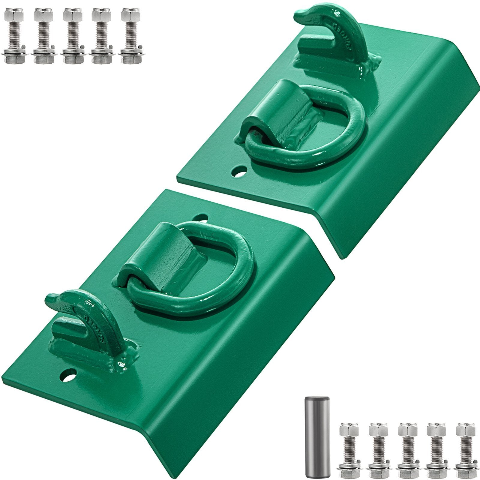 VEVOR Tractor Bolt on Hooks, 1/4" Bolt on Grab Hooks, 4700LBS G70 Forged Bolt on Hooks for Tractor Bucket with 1/2" Shackles, Work Well for Tractor Bucket, RV, UTV, Truck Hardware Included - Premium Grab Hooks from VEVOR - Just $62.99! Shop now at Rapidvehicles