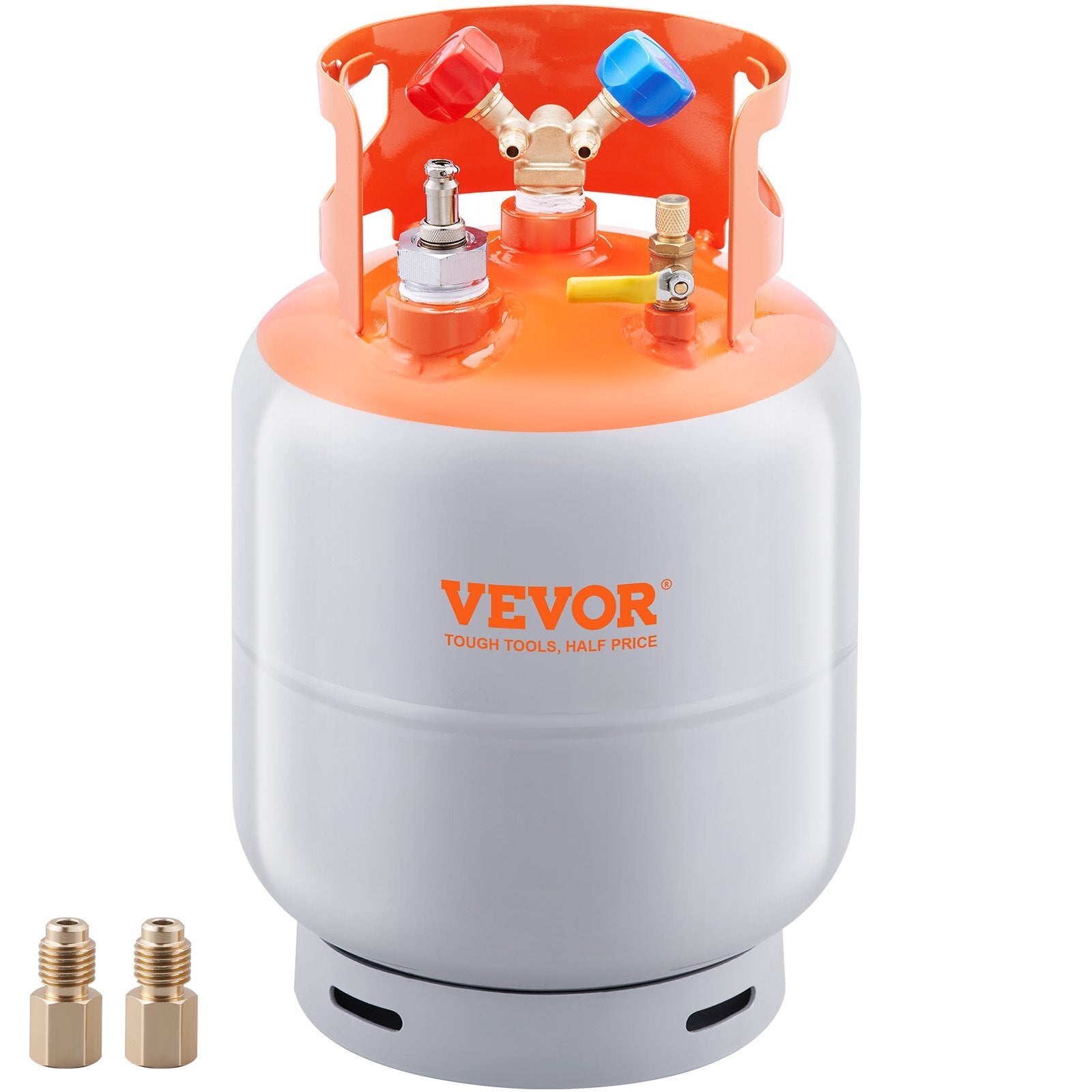 VEVOR Refrigerant Recovery Reclaim 30lb Cylinder Tank with Floating Switch - Premium Recovery Cylinder from VEVOR - Just $106.99! Shop now at Rapidvehicles