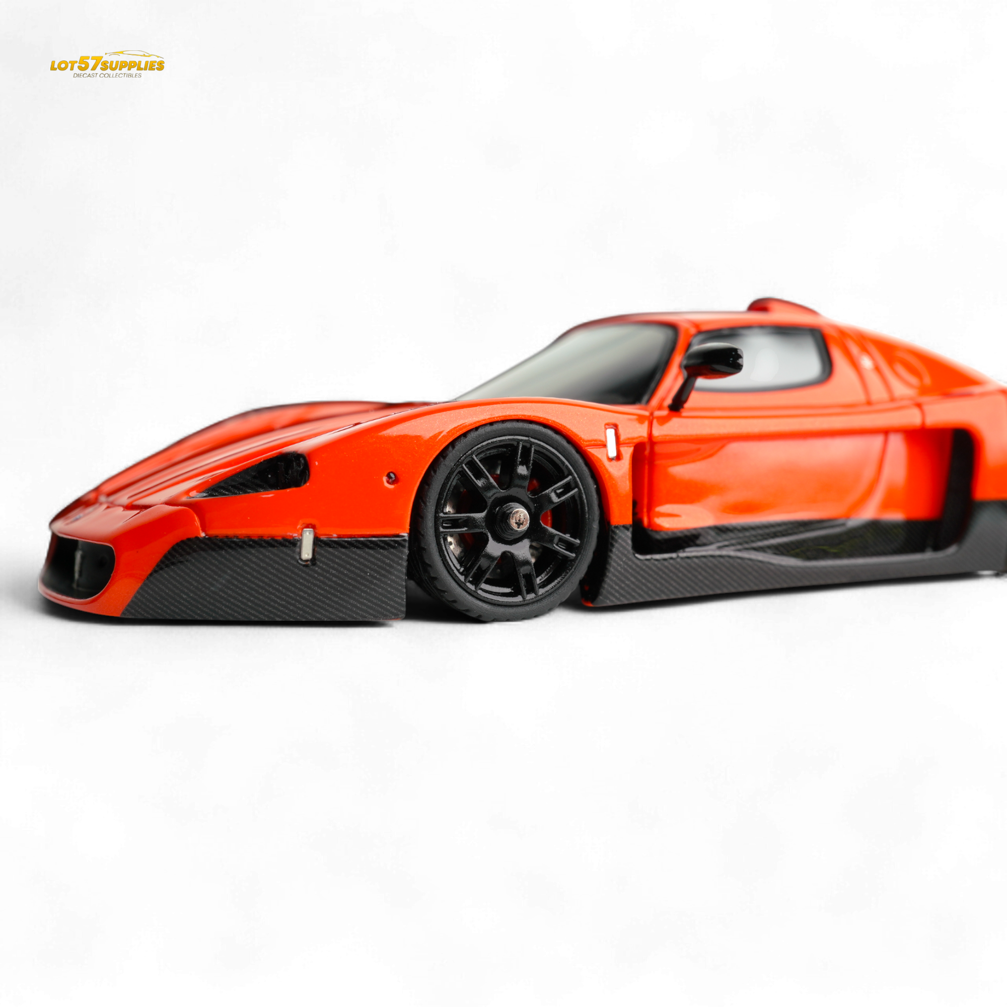 YM Model Maserati MC12 Stradale Corsa 2-Tone Orange 1:64