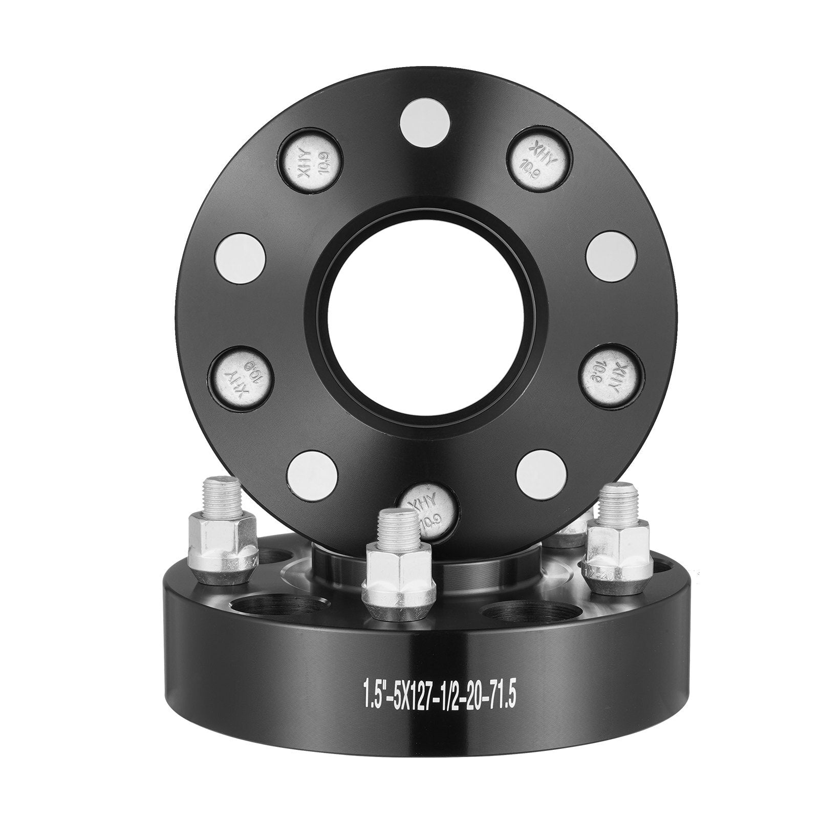 VEVOR 1.5" 5"x5.5" Wheel Spacers Wheel Adapters 5 Lug Forged Spacer 4 PCS Black - Premium Wheel Accessories & Parts from VEVOR - Just $117.99! Shop now at Rapidvehicles