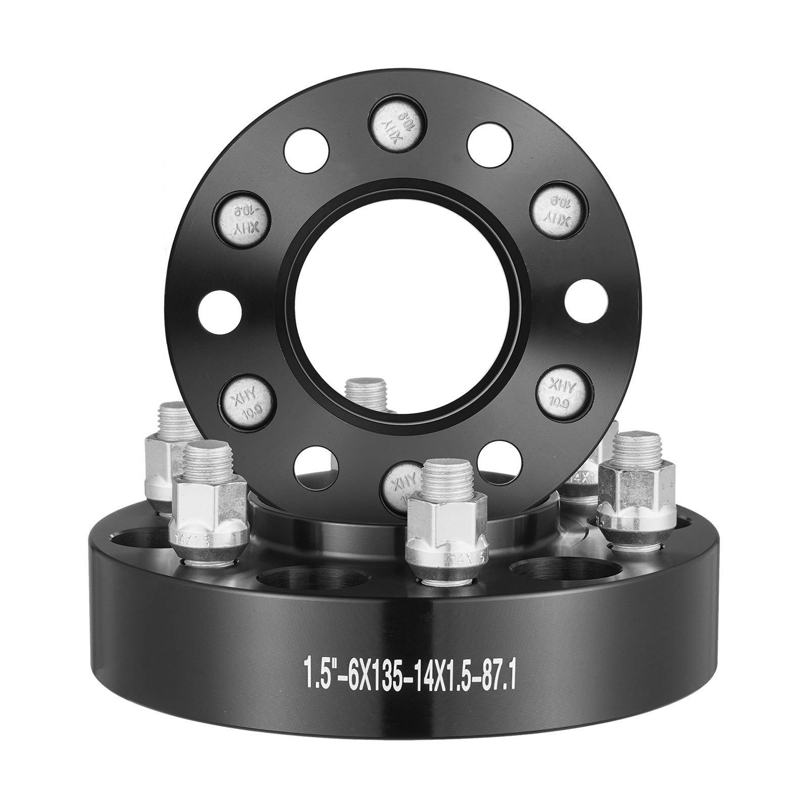 VEVOR 1.5" 6"x5.3" Wheel Spacers Wheel Adapters 6 Lug Forged Spacer 4 PCS Black - Premium Wheel Accessories & Parts from VEVOR - Just $124.99! Shop now at Rapidvehicles