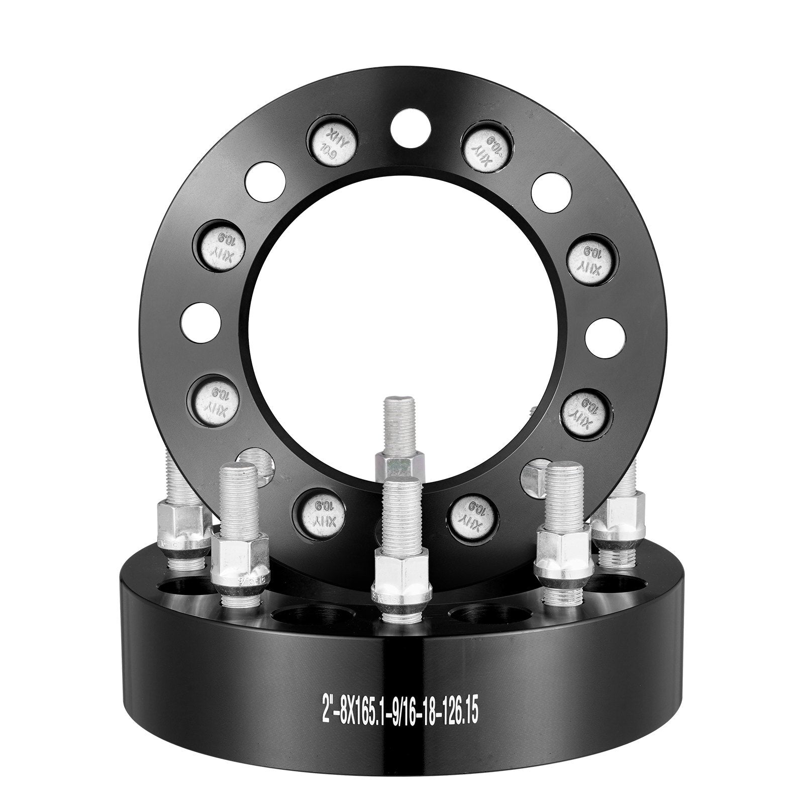 VEVOR 2" 8"x6.5" Wheel Spacers Wheel Adapters 8 Lug Forged Spacer 2 PCS Black - Premium Wheel Accessories & Parts from VEVOR - Just $89.59! Shop now at Rapidvehicles