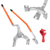 VEVOR Tire Mount Demount Tool, 22.5"-24.5" Manual Steel Tire Changer Mount Demount Removal Tool, with Extra Bead Keeper, Tubeless Truck Bead Breaker, 3 PCS Tire Changing Tools, Orange - Premium Tire Changing Machines from VEVOR - Just $107.79! Shop now at Rapidvehicles