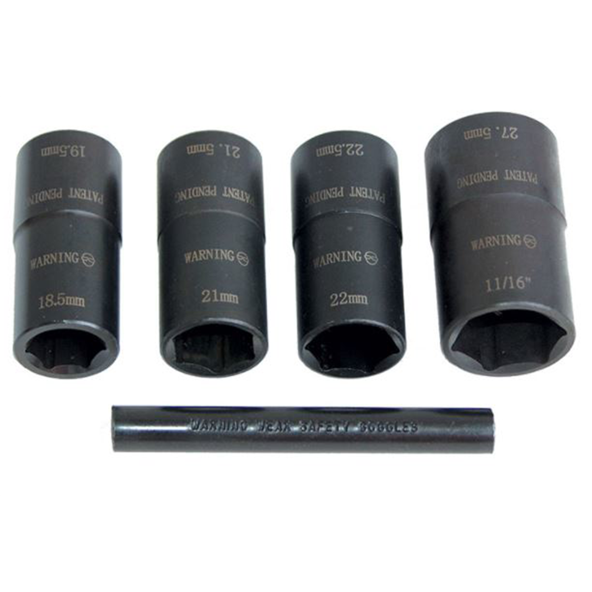 5 Pc. 1/2? Drive Dual Sided Socket Lug Nut Removal Kit w/ Pouch - Premium Wheel and Tire Service Miscellaneous from Lock Technology - Just $98.99! Shop now at Rapidvehicles