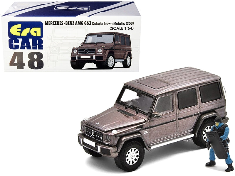 Mercedes Benz G63 (SDU) Dakota Brown Metallic with Officer - Premium Mercedes Models from Era Car - Just $32.39! Shop now at Rapidvehicles