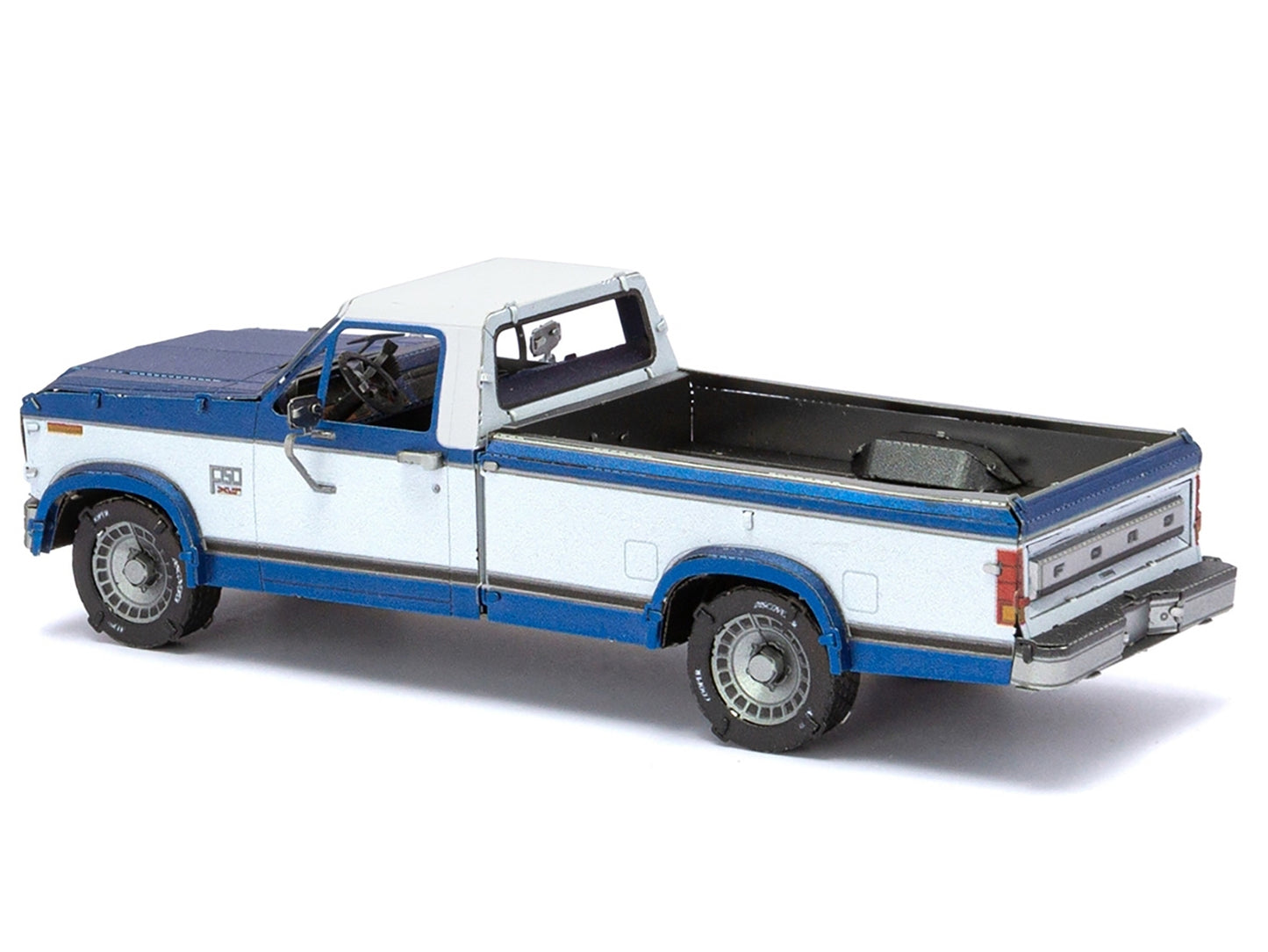 Model Kit 1982 Ford F-150 Pickup Truck Blue and White (Moderate - Premium Model Kits(To Built) from Metal Earth - Just $39.59! Shop now at Rapidvehicles