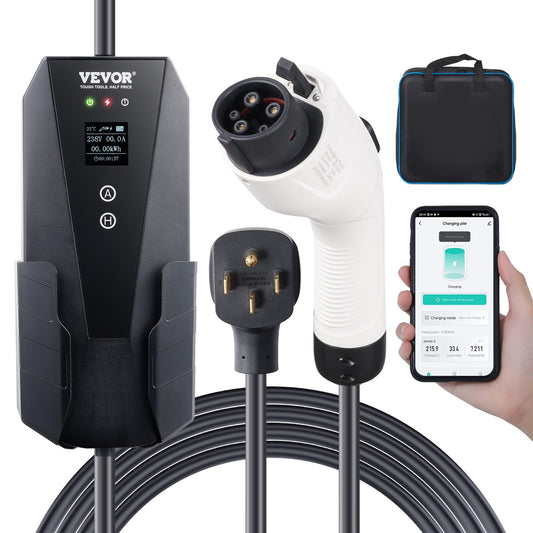 VEVOR Level 2 Portable EV Charger, 32 Amp 240V, Electric Vehicle - Premium Portable EV Charger from VEVOR - Just $203.03! Shop now at Rapidvehicles