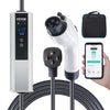 VEVOR Level 2 Portable EV Charger, 40A 240V, Electric Vehicle Charger with 25 ft Charging Cable NEMA 14-50P Plug, 40A/32A/24A/16A Adjustable Current Plug-in Home EV Charging Station for SAE J1772 EVs - Premium Portable EV Charger from VEVOR - Just $265.19! Shop now at Rapidvehicles