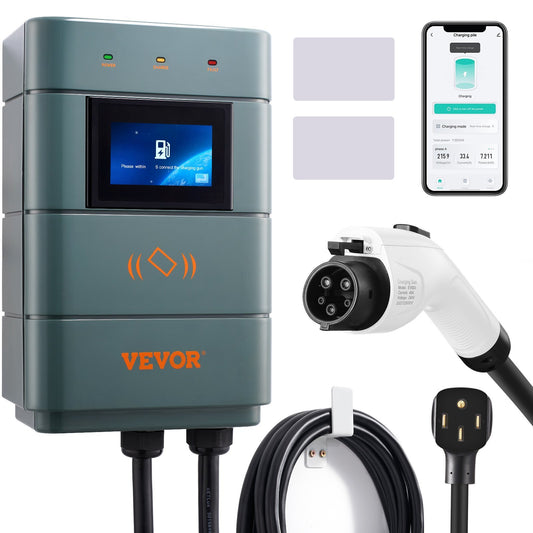 VEVOR Level 2 Electric Vehicle Charging Station, 0-48A - Premium Portable EV Charger from VEVOR - Just $807.99! Shop now at Rapidvehicles