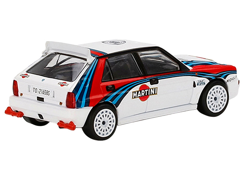 Lancia Delta HF Integrale Evoluzione White with Graphics "Martini Racing" 1/64 Diecast Model Car by Mini GT - Premium Rally Models from Mini GT - Just $32.99! Shop now at Rapidvehicles