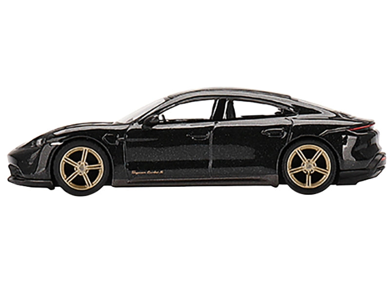 Porsche Taycan Turbo S Volcano Gray Metallic Limited Edition to 1800 pieces Worldwide 1/64 Diecast Model Car by Mini GT - Premium Porsche Models from Mini GT - Just $23.99! Shop now at Rapidvehicles