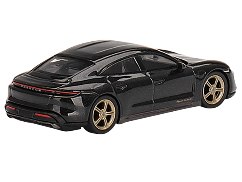 Porsche Taycan Turbo S Volcano Gray Metallic Limited Edition to 1800 pieces Worldwide 1/64 Diecast Model Car by Mini GT - Premium Porsche Models from Mini GT - Just $23.99! Shop now at Rapidvehicles