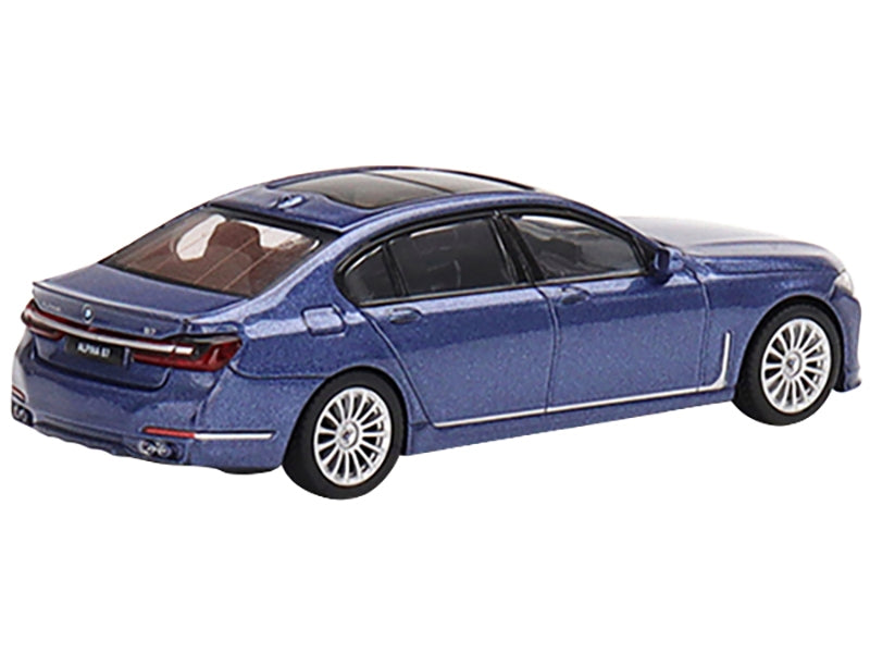 BMW Alpina B7 xDrive Alpina Blue Metallic with Sunroof Limited Edition to 2040 pieces Worldwide 1/64 Diecast Model Car by Mini GT - Premium BMW Models from Mini GT - Just $32.32! Shop now at Rapidvehicles