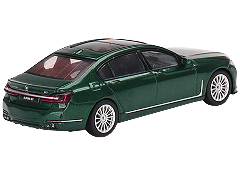 BMW Alpina B7 xDrive Alpina Green Metallic Limited Edition to 1200 pieces Worldwide 1/64 Diecast Model Car by Mini GT - Premium BMW Models from Mini GT - Just $29.99! Shop now at Rapidvehicles