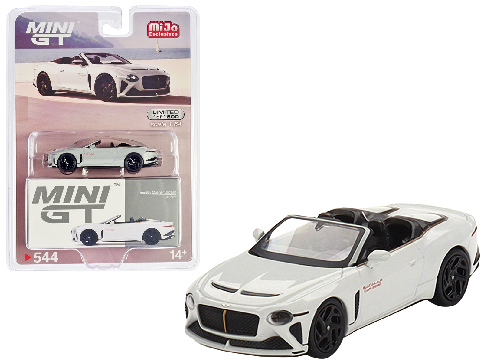 Bentley Mulliner Bacalar White "Car Zero" Limited Edition to 1800 pieces Worldwide 1/64 Diecast Model Car by Mini GT - Premium Bentley Models from Mini GT - Just $23.99! Shop now at Rapidvehicles