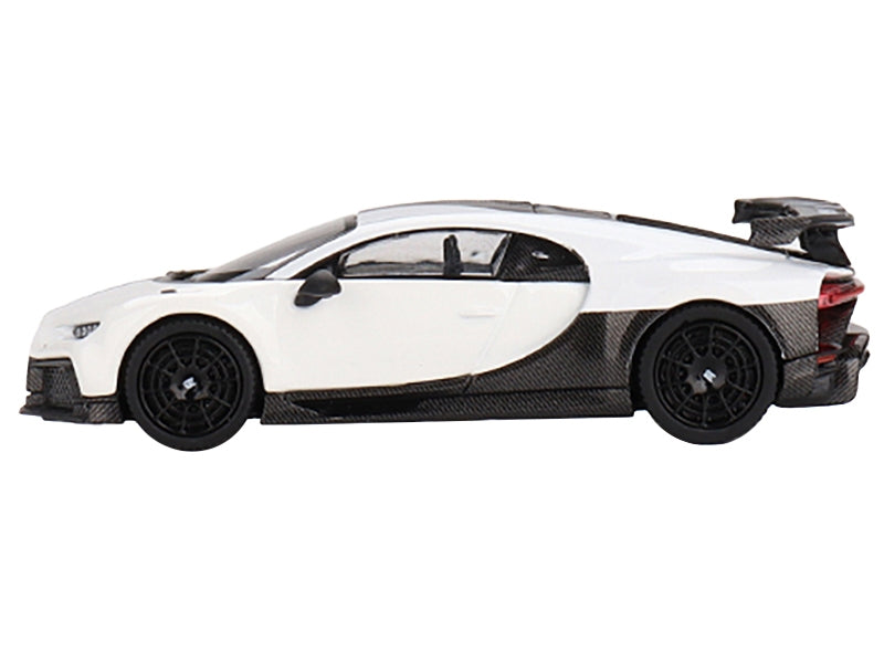 Bugatti Chiron Pur Sport White and Carbon Limited Edition to 3000 - Premium Bugatti Models from Mini GT - Just $32.39! Shop now at Rapidvehicles