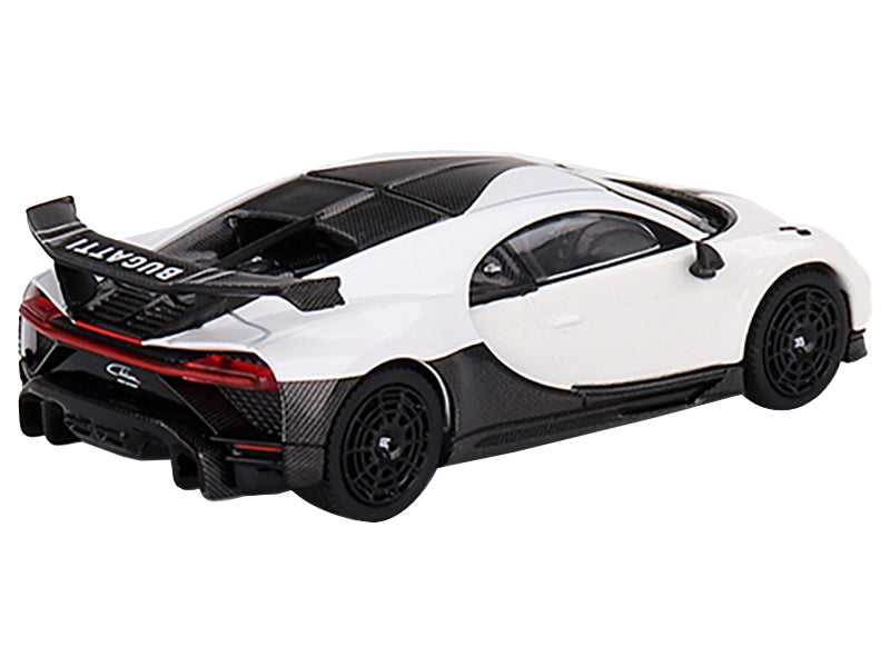 Bugatti Chiron Pur Sport White and Carbon Limited Edition to 3000 - Premium Bugatti Models from Mini GT - Just $32.39! Shop now at Rapidvehicles