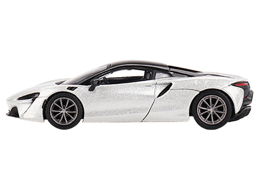 McLaren Artura Ice Silver Metallic with Black Top Limited Edition - Premium McLaren Models from Mini GT - Just $30.59! Shop now at Rapidvehicles