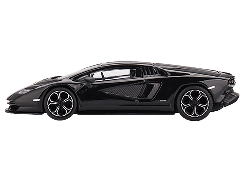 Lamborghini Countach LPI 800-4 Nero Maia Black Limited Edition to 6660 pieces Worldwide 1/64 Diecast Model Car by Mini GT