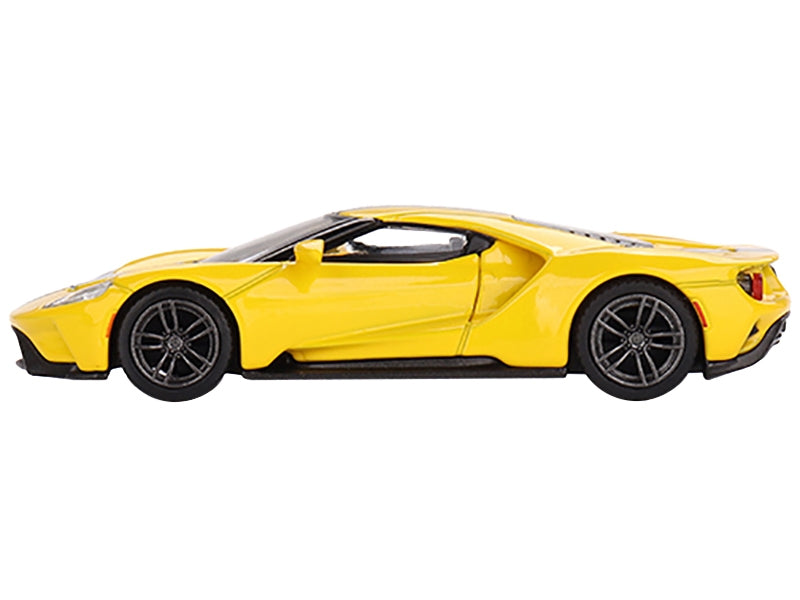 Ford GT Triple Yellow with Black Stripes Limited Edition to 1800 pieces Worldwide 1/64 Diecast Model Car by Mini GT - Premium Ford Models from Mini GT - Just $23.99! Shop now at Rapidvehicles