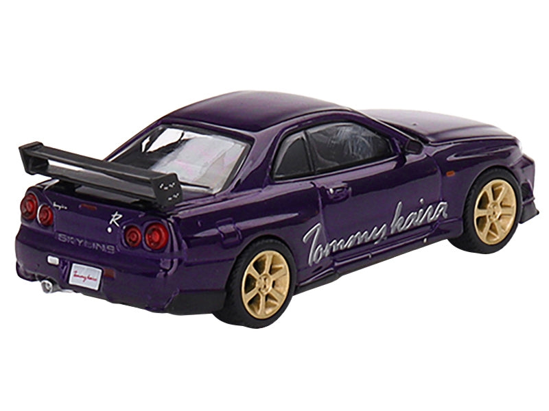 Nissan Skyline GT-R (R34) RHD (Right Hand Drive) "Tommykaira R-z" Midnight Purple Metallic Limited Edition to 8400 pieces Worldwide 1/64 Diecast Model Car by Mini GT - Premium Nissan Models from Mini GT - Just $34.76! Shop now at Rapidvehicles