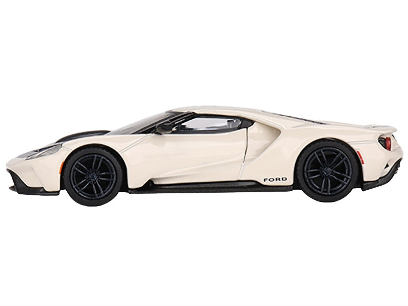 Ford GT "1964 Prototype Heritage Edition" Wimbledon White with Black Hood and Stripe Limited Edition to 2400 pieces Worldwide 1/64 Diecast Model Car by Mini GT - Premium Ford Models from Mini GT - Just $31.53! Shop now at Rapidvehicles