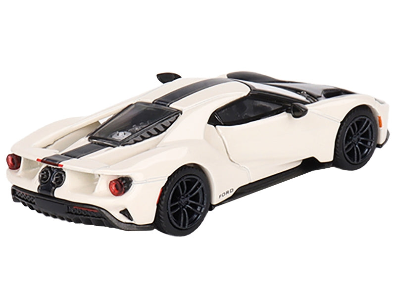 Ford GT "1964 Prototype Heritage Edition" Wimbledon White with Black Hood and Stripe Limited Edition to 2400 pieces Worldwide 1/64 Diecast Model Car by Mini GT - Premium Ford Models from Mini GT - Just $31.53! Shop now at Rapidvehicles