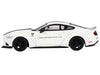 Ford Mustang GT "LB-Works" White with Blue Stripes Limited Edition to 3600 pieces Worldwide 1/64 Diecast Model Car by Mini GT