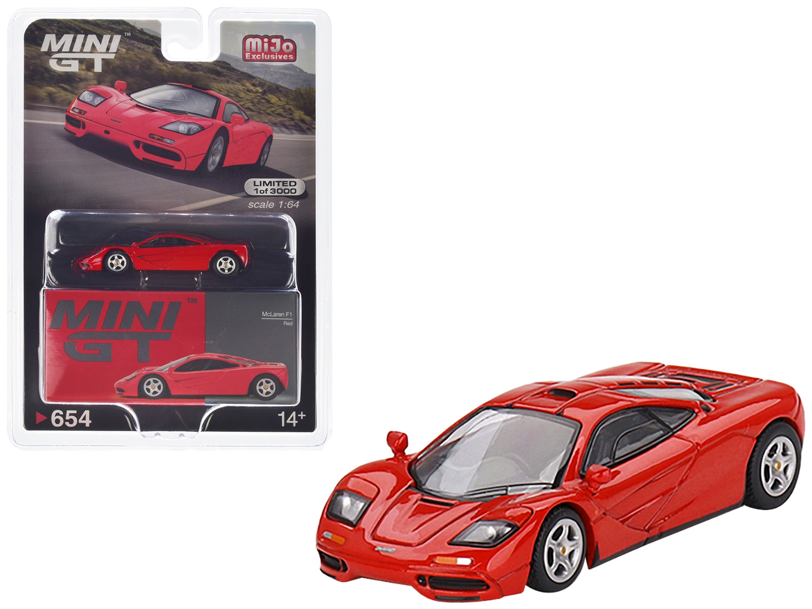 McLaren F1 Red Limited Edition to 3000 pieces Worldwide 1/64 Diecast Model Car by Mini GT - Premium McLaren Models from Mini GT - Just $23.99! Shop now at Rapidvehicles