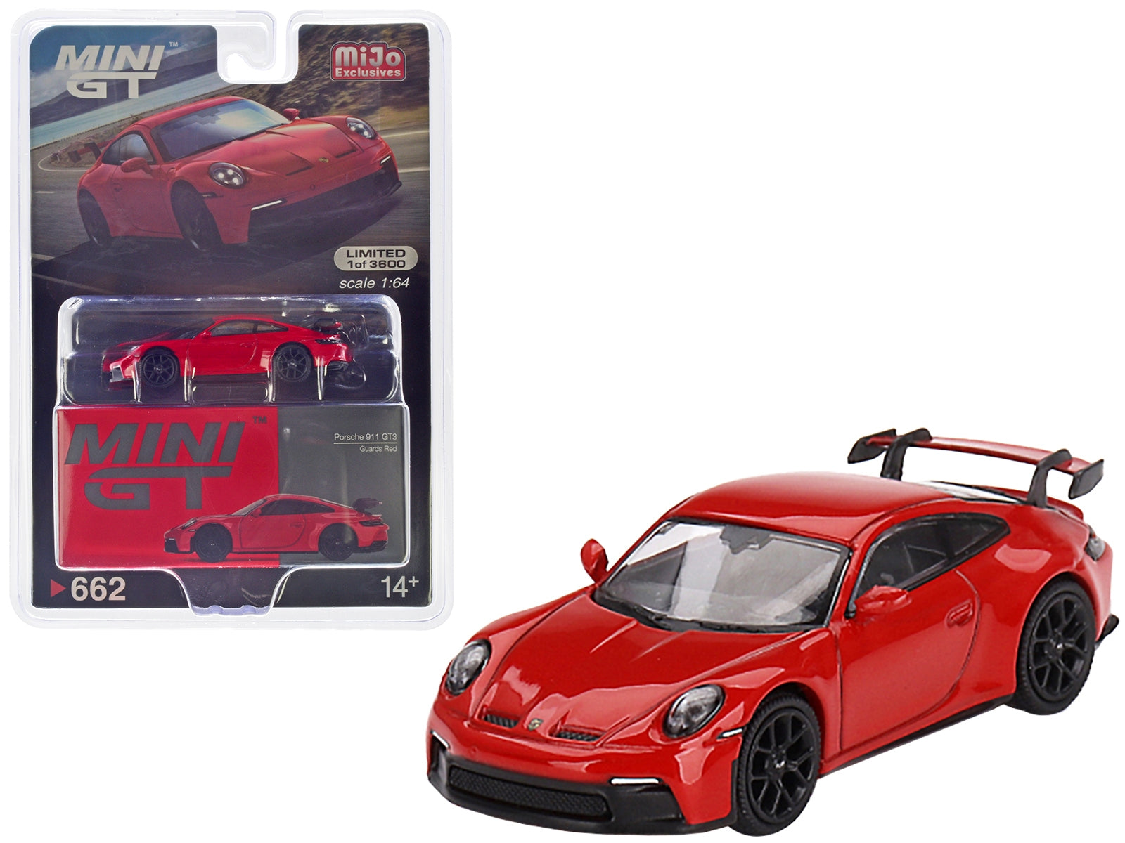 Porsche 911 (992) GT3 Guards Red Limited Edition to 3600 pieces Worldwide 1/64 Diecast Model Car by Mini GT - Premium Porsche Models from Mini GT - Just $23.51! Shop now at Rapidvehicles