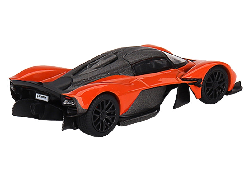 Aston Martin Valkyrie Maximum Orange with Carbon Top Limited - Premium Aston Martin Models from Mini GT - Just $35.09! Shop now at Rapidvehicles