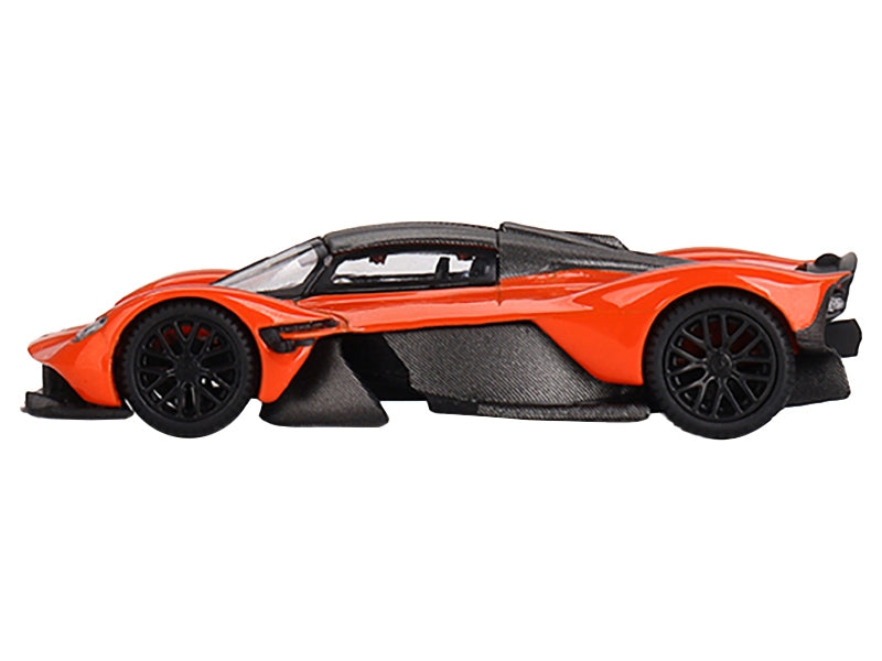 Aston Martin Valkyrie Maximum Orange with Carbon Top Limited - Premium Aston Martin Models from Mini GT - Just $35.09! Shop now at Rapidvehicles