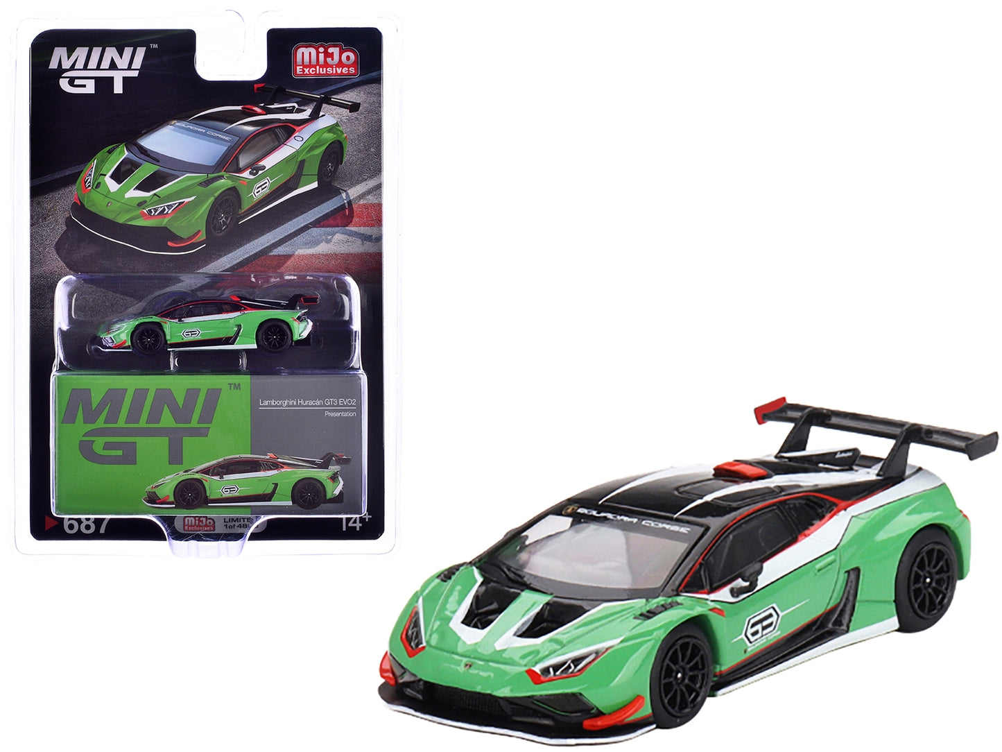 Lamborghini Huracan GT3 EVO2 "Presentation" Version Green Limited