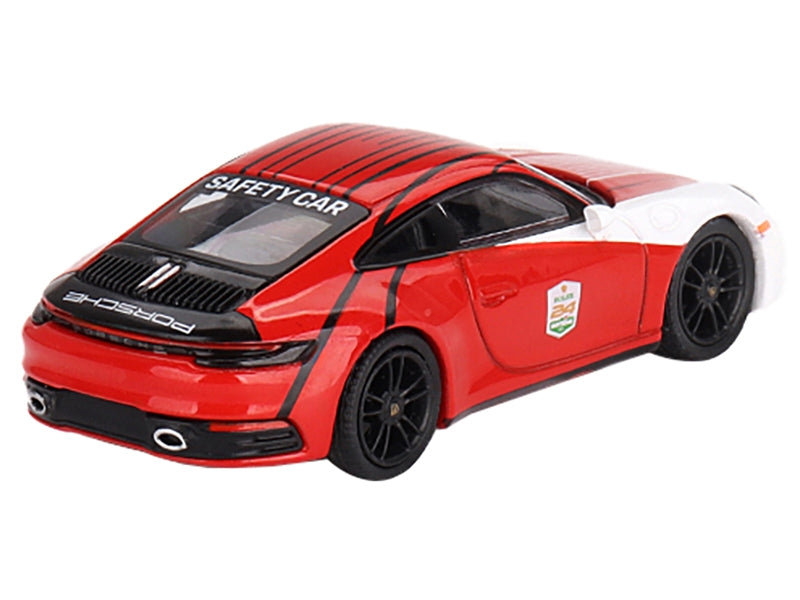 Porsche 911 (992) Carrera S "Safety Car 2023 IMSA Daytona 24 Hours" Red and White with Stripes Limited Edition to 3600 pieces Worldwide 1/64 Diecast Model Car by Mini GT - Premium Porsche Models from Mini GT - Just $23.99! Shop now at Rapidvehicles