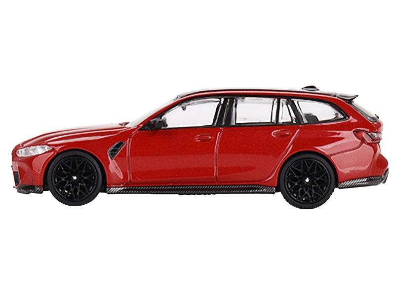 BMW M3 Competition Touring Toronto Red Metallic with Black Top - Premium BMW Models from Mini GT - Just $35.09! Shop now at Rapidvehicles