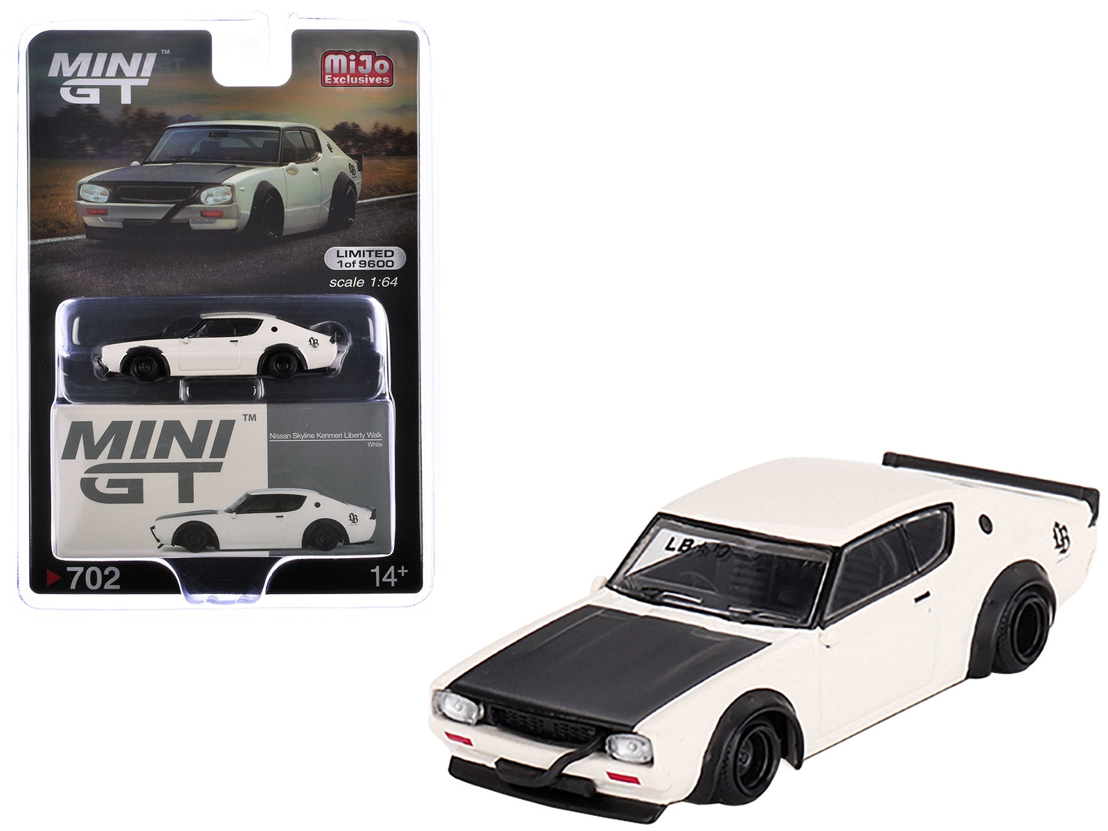 Nissan Skyline Kenmeri "Liberty Walk" RHD (Right Hand Drive) - Premium Nissan Models from Mini GT - Just $35.99! Shop now at Rapidvehicles