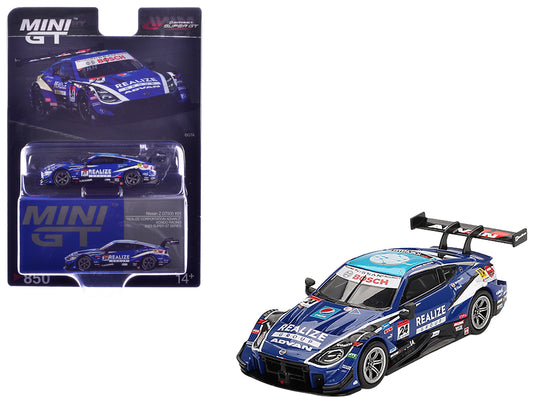 Nissan Z GT500 #24 Daiki Sasaki - Kohei Hirate "Kondo Racing - Realize Group" "Super GT Series" (2023) Limited Edition 1/64 Diecast Model Car by Mini GT free shipping USA