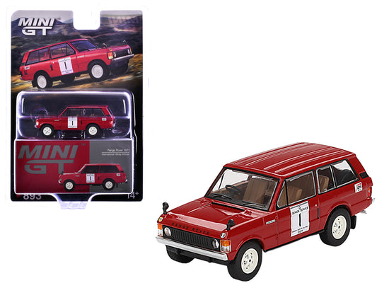 Range Rover RHD (Right Hand Drive) #1 Roger Crathorne Winner "International Hill Rally" (1971) Limited Edition 1/64 Diecast Model Car by Mini GT - Use code SHOPAPP15 to get 15 percent off